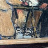 Tableau signé de Montmartre à Paris