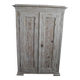 Painted double wardrobe in wood