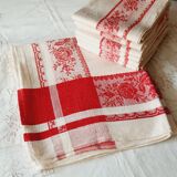 Damask linen tablecloth and napkins
