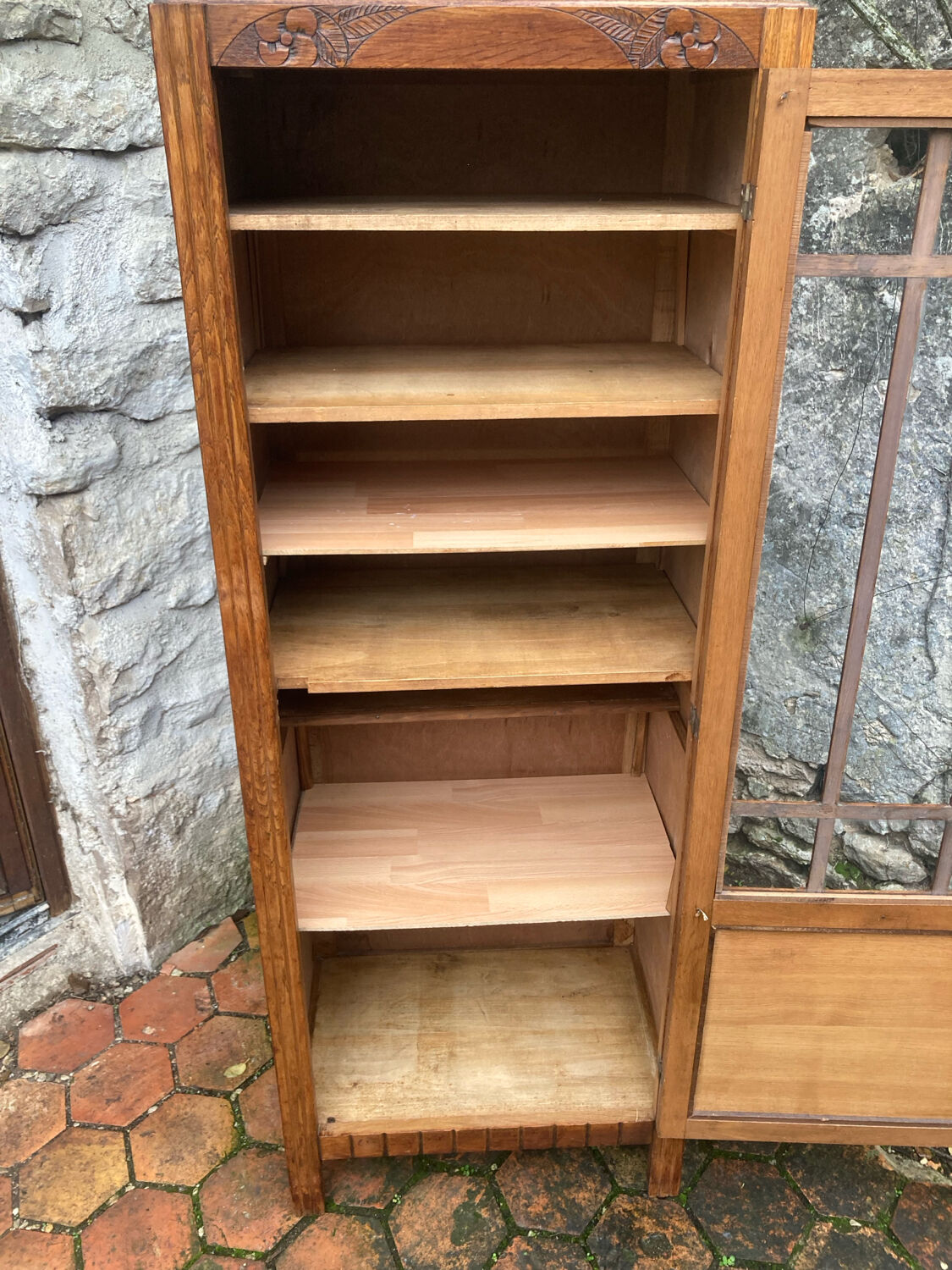 Armoire vitrée art déco