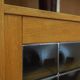 Henning Kjærnulf Oak Bookcase with Glass Doors, Danish 1960s