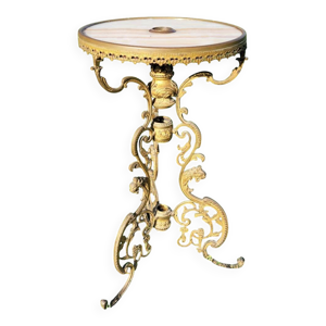 Table ronde en marbre