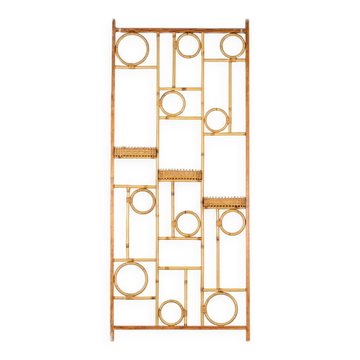 Bamboo and wood screen