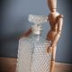 Carafe whiskey in chiselled glass