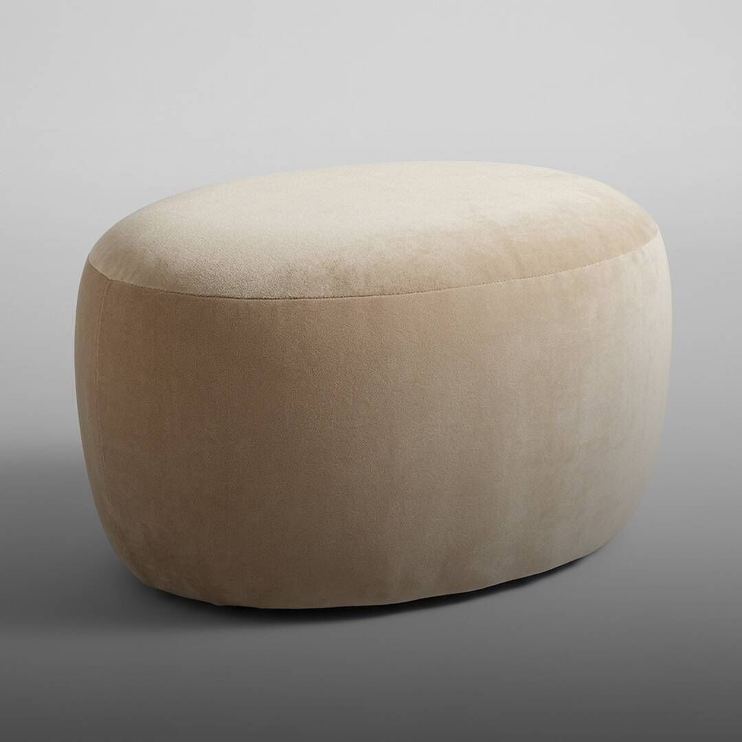 Tabouret en velours