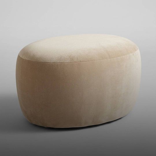Tabouret en velours