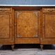 Sideboard in burl and marble – Transition Louis XV / Louis XVI