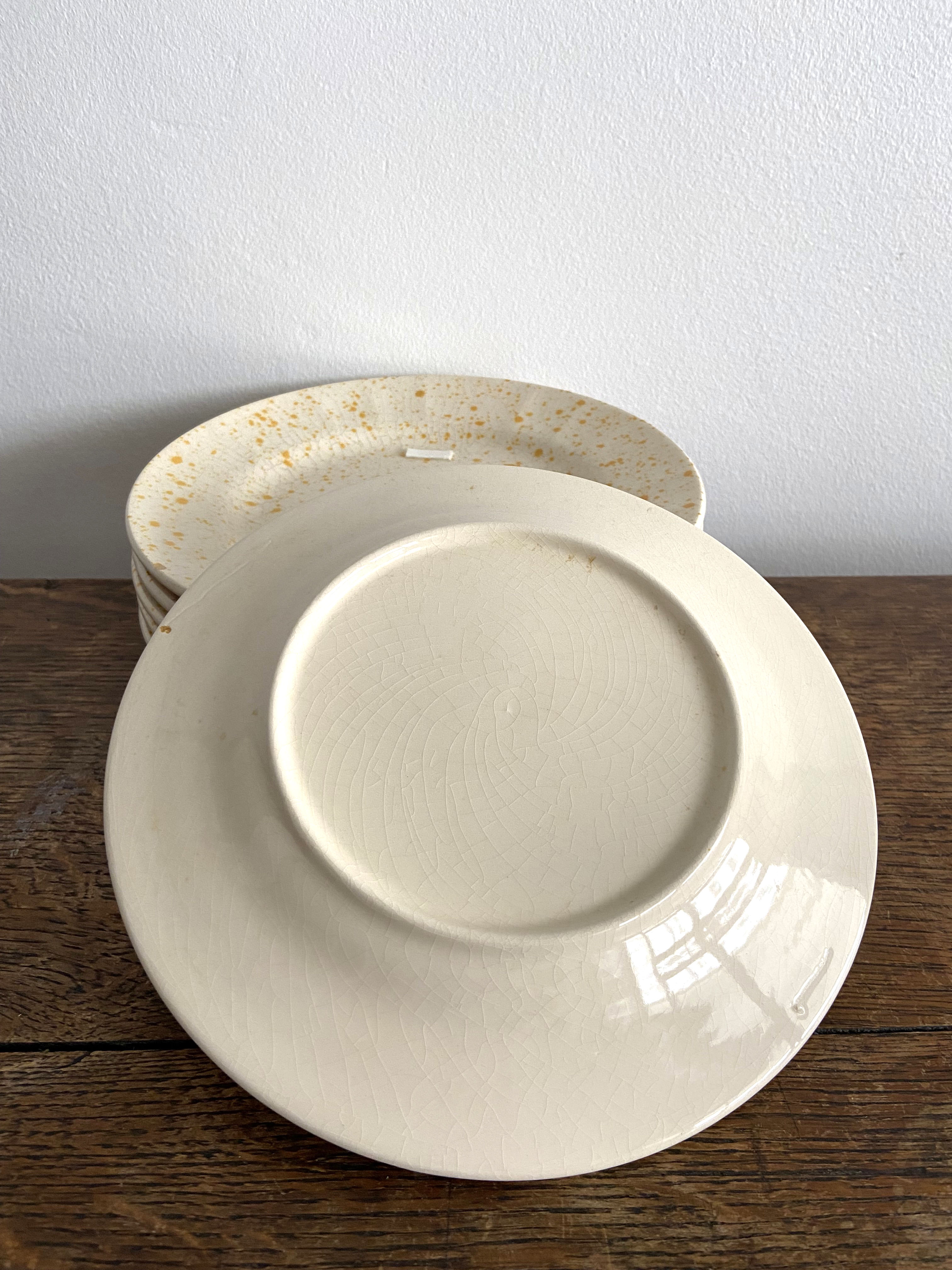 Set of 6 dessert plates