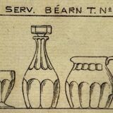 8 Saint Louis Béarn liqueur glasses