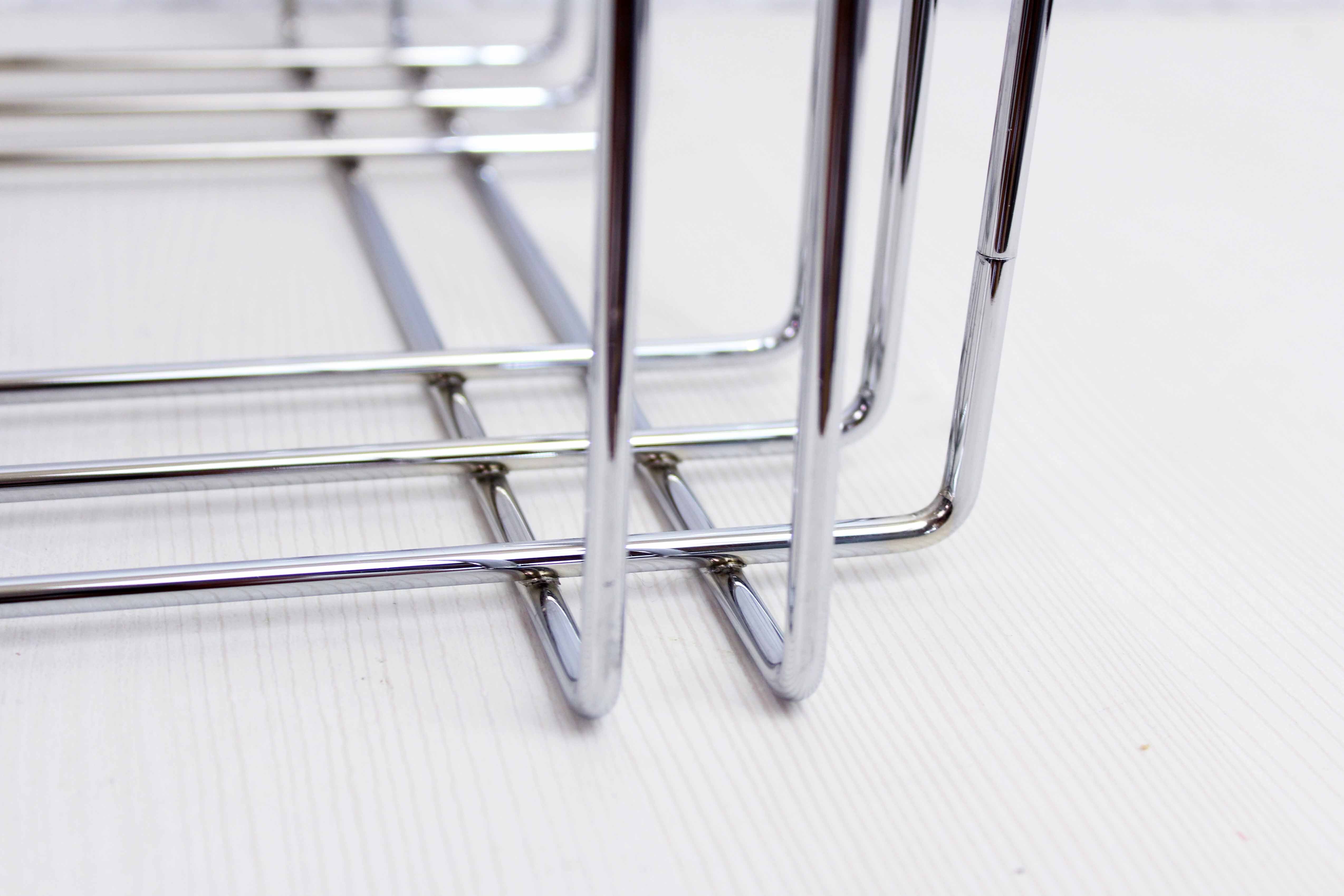 Willi Glaeser chromed metal magazine holder