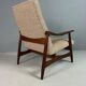 Danish teak armchair newly upholstered, 1960s