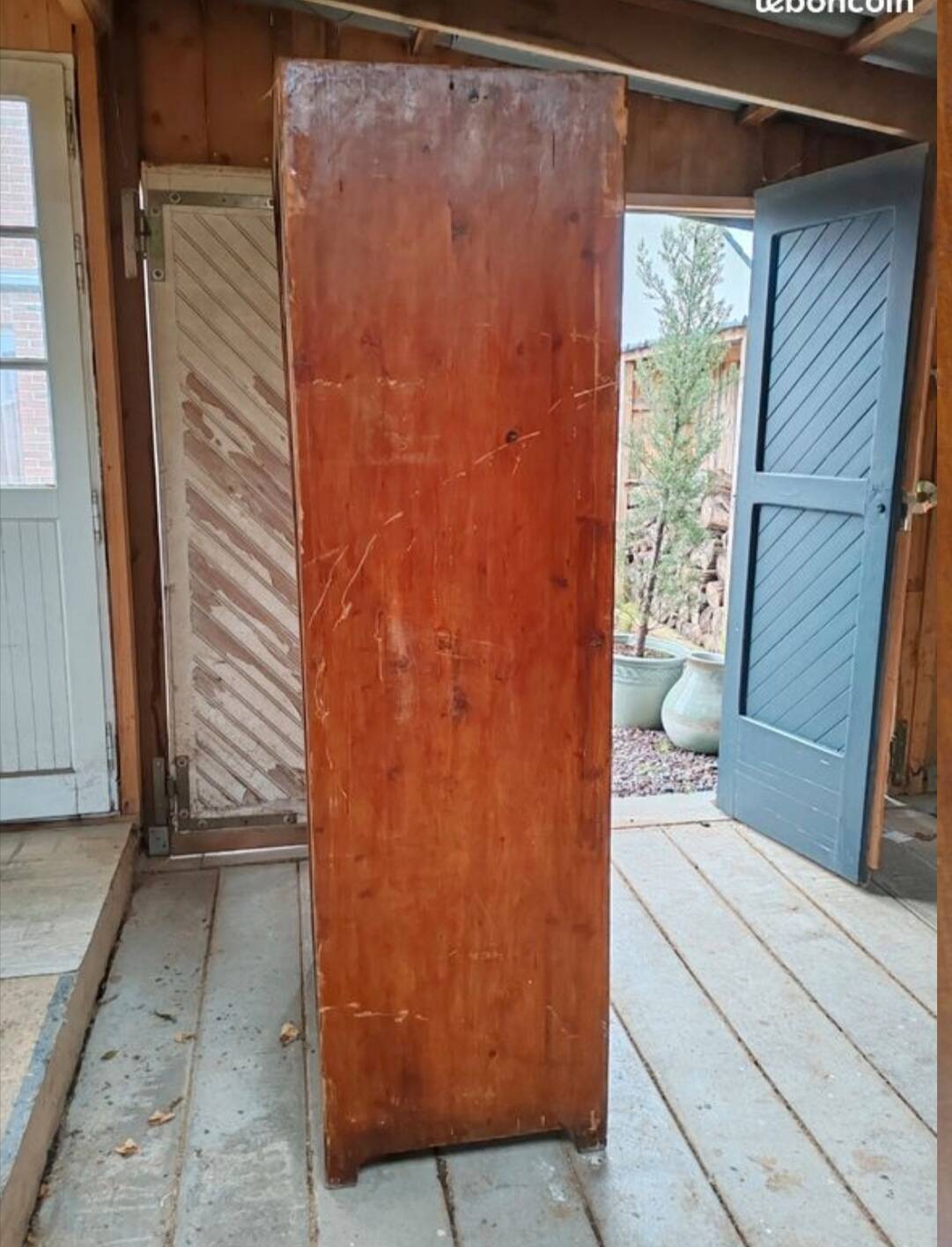 Wooden wardrobe