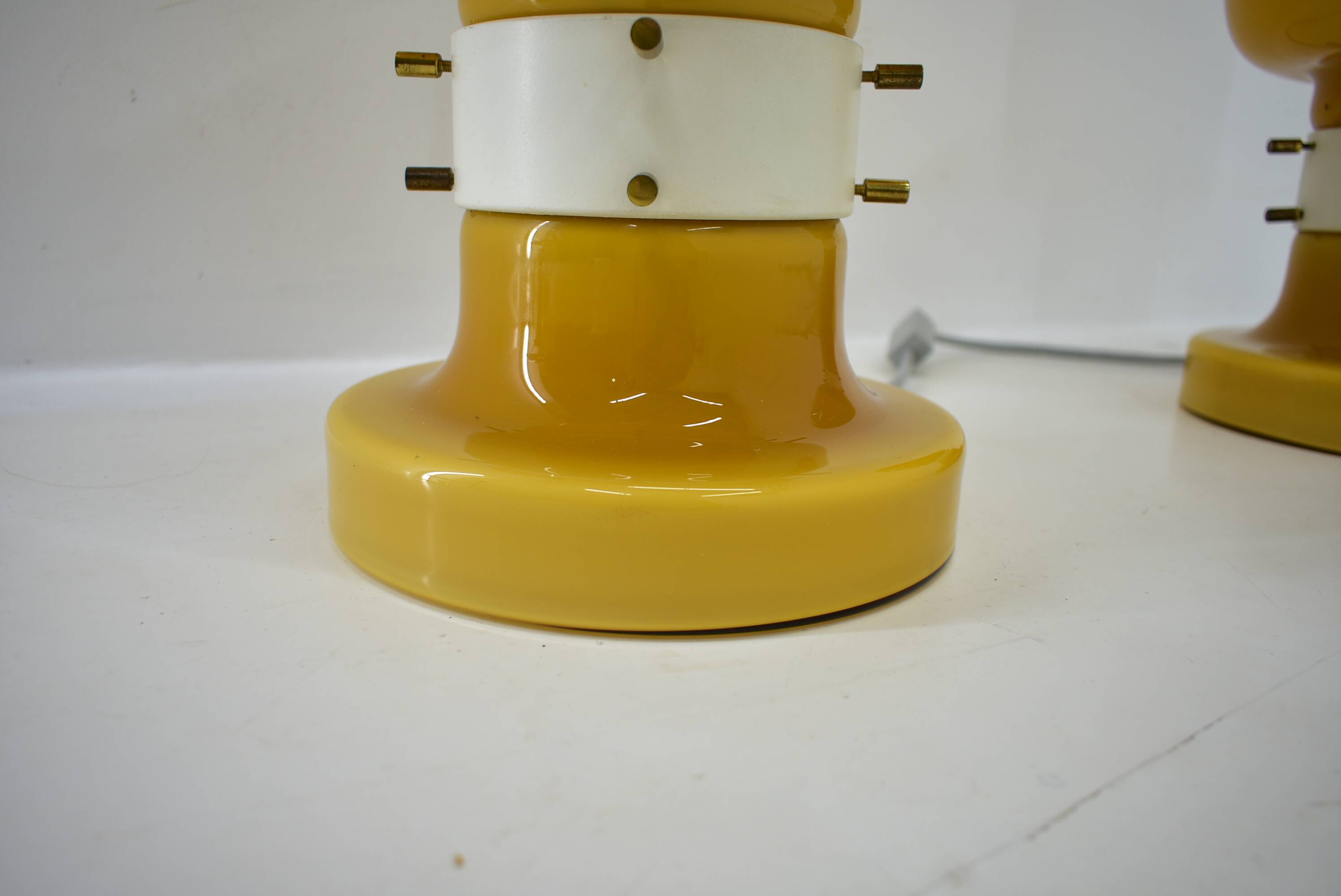 Pair of Midcentury Table Lamps by Zbyněk Hřivnáč, Equipment Hotel Praha, 1960s