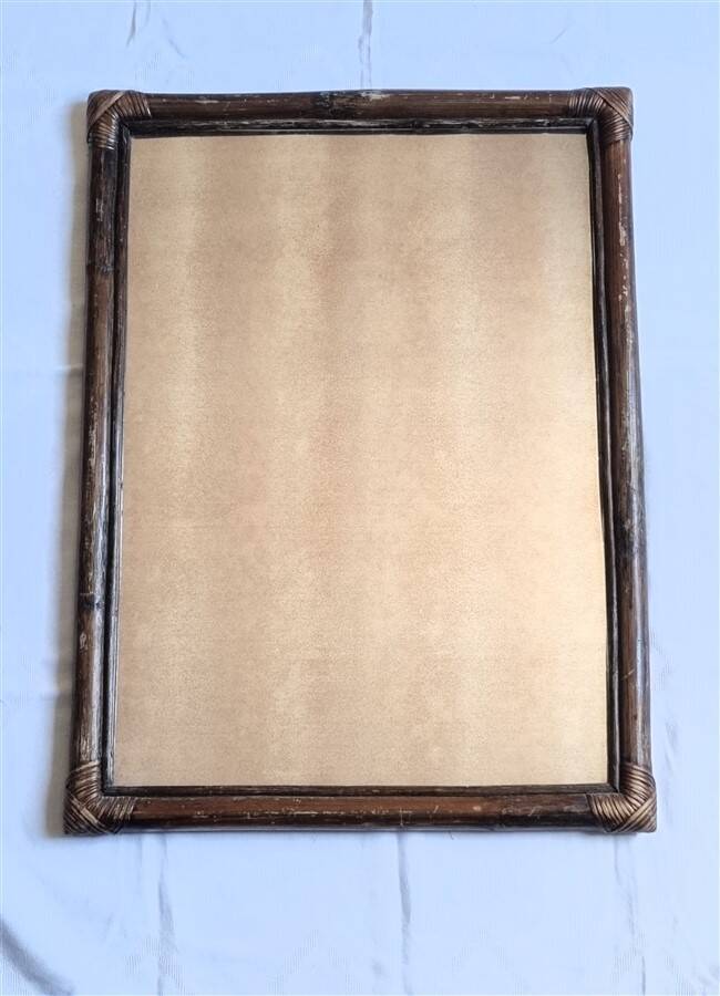 Bamboo mirror 52 x 70 cm