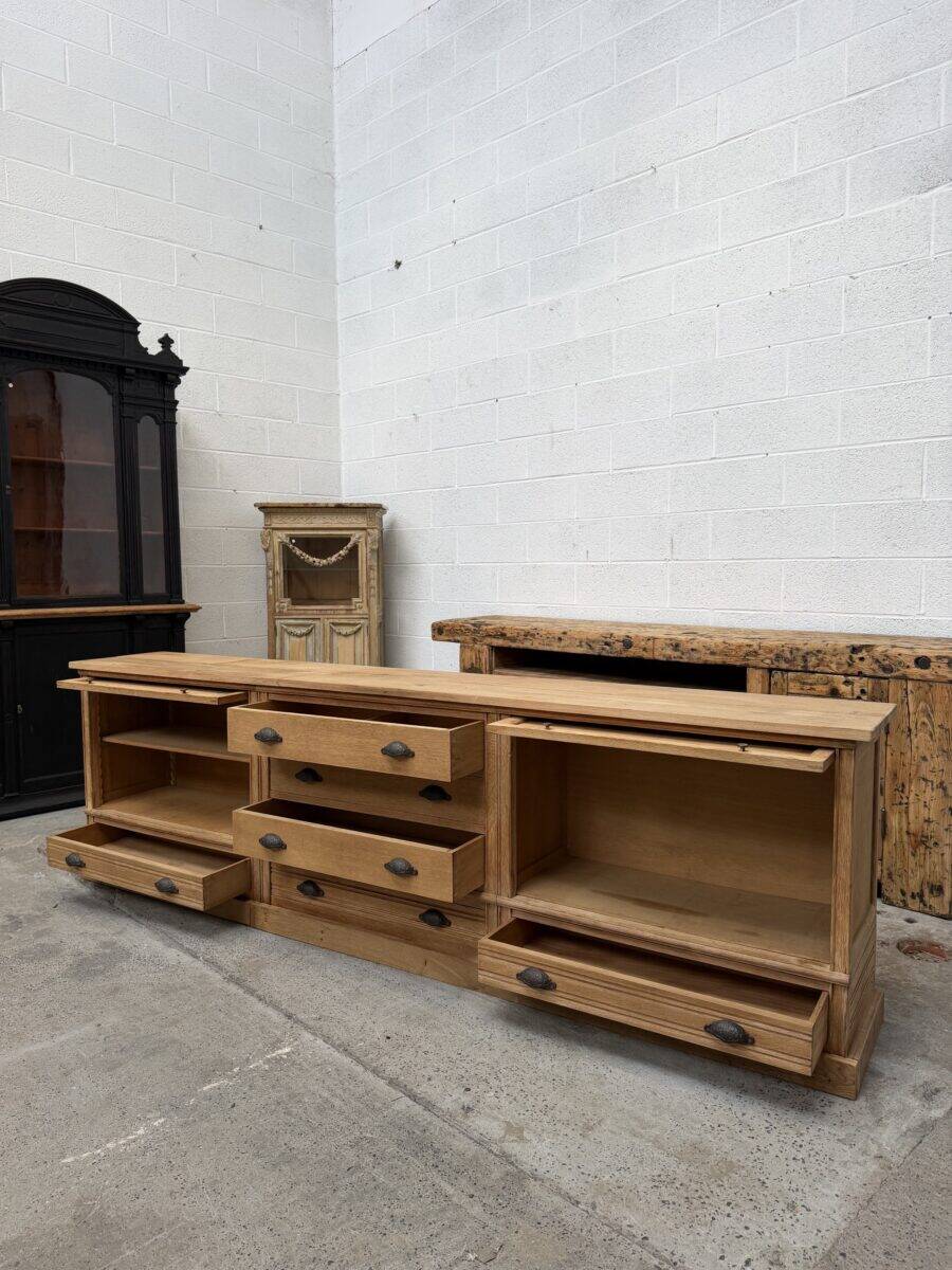 1960s oak workshop furniture