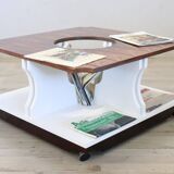 Vintage square coffee table, 1970s
