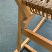 Mid-century German rattan rocking chair from Deutschen Werkstätten Hellerau, 1960s.