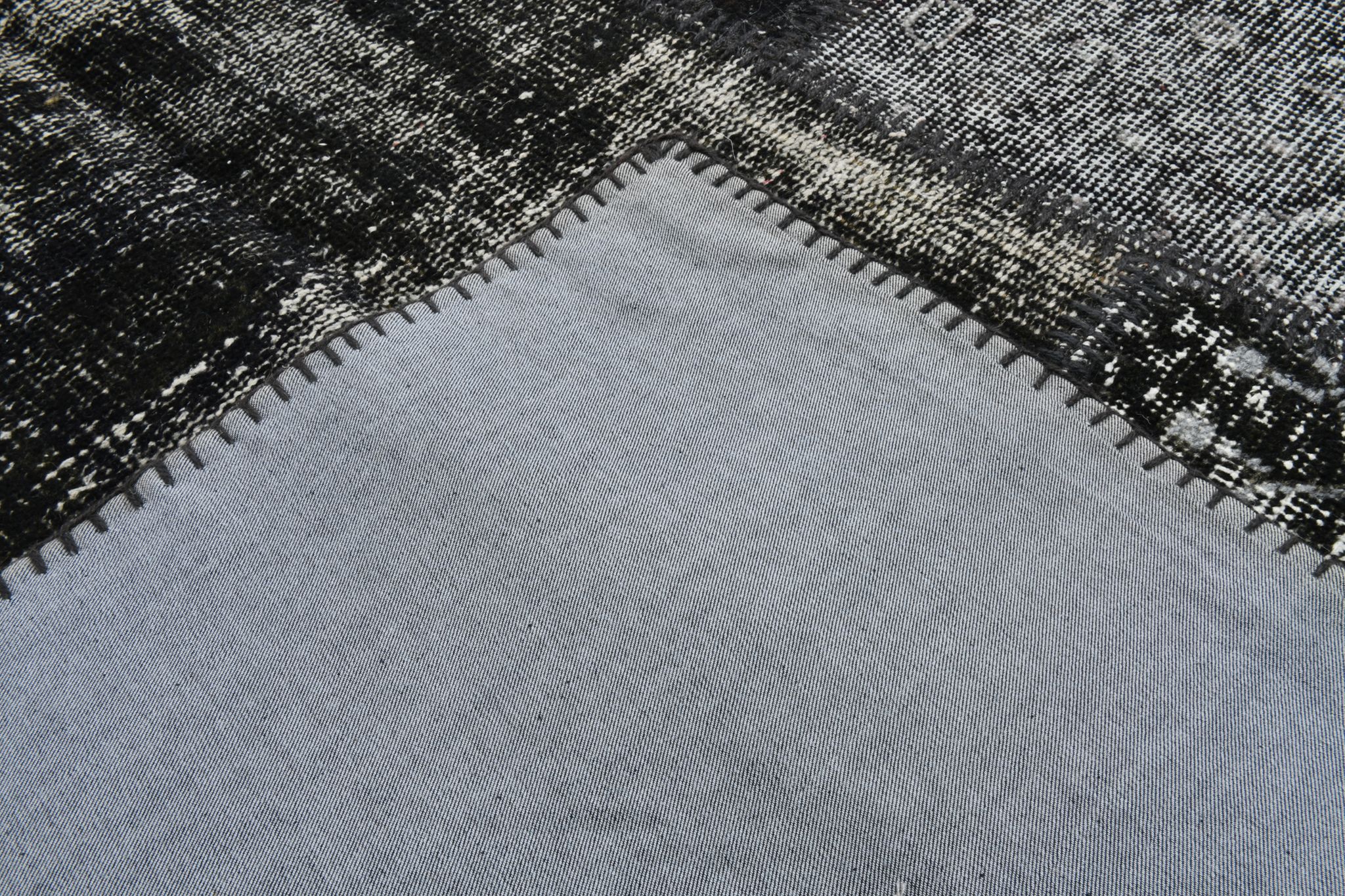 Tapis oriental blanc & noir 311x213