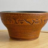 Low vintage german ceramic planter