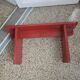 Bench with flowery decorations