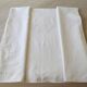 Old linen/cotton sheet large monogram