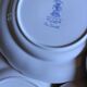 6 romantic blue Lunéville Sarreguemines dinner plates