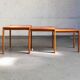 Ensemble de 3 tables gigognes par Aksel Kjersgaard