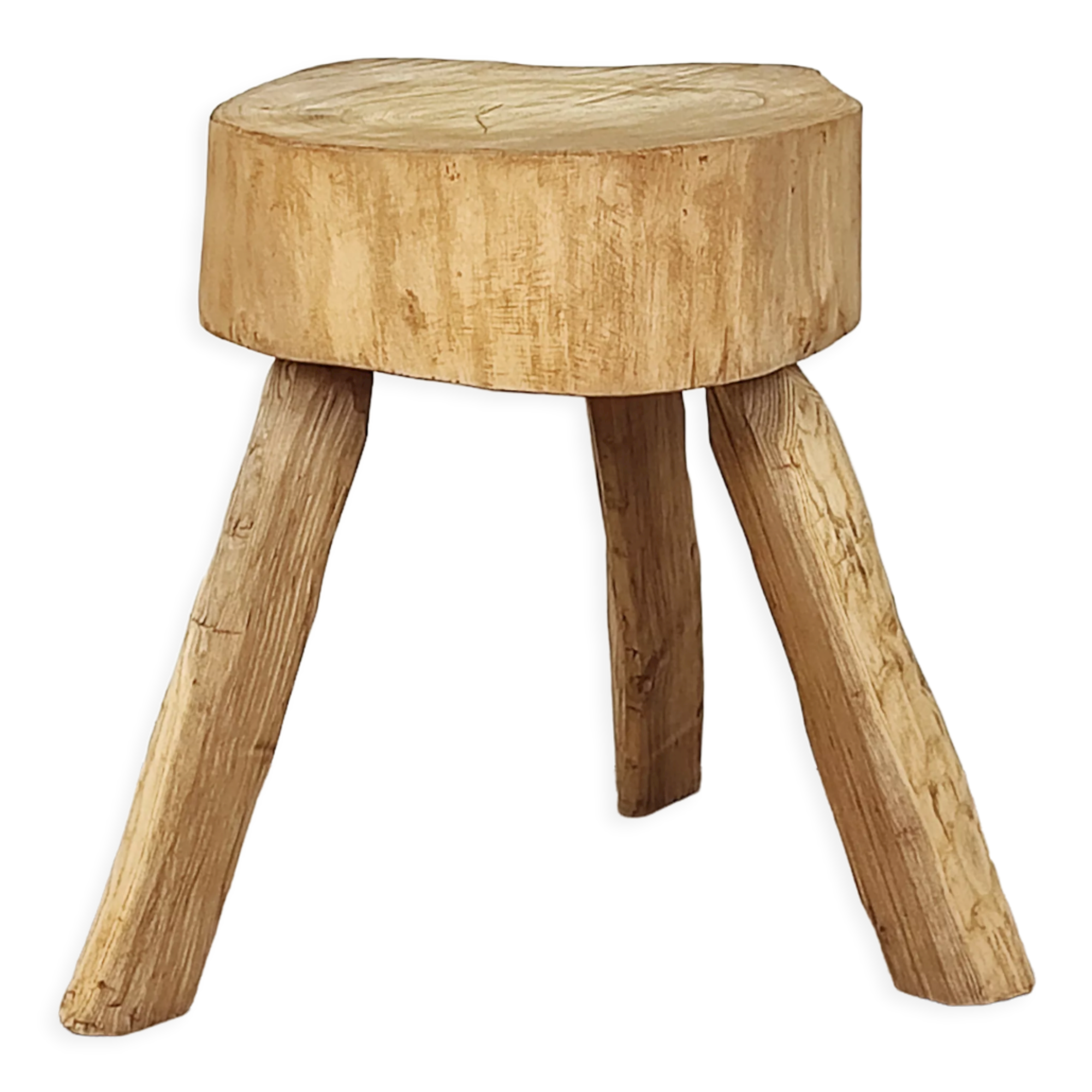 Brutalist tripod stool