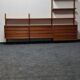 Teak wall unit by Poul Cadovious
