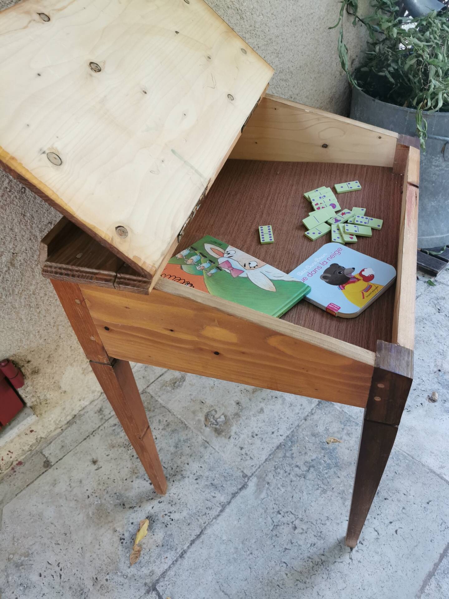 Wooden desk