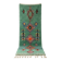 Bohémian green Berber hallway rug 75 x 280 cm
