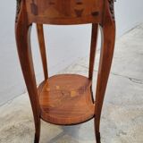 Louis xv style marquetry table Chinese scene