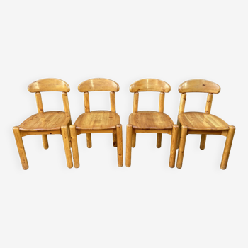 Chaises en Bois par Rainer Daumiller, 1970s, Set de 4