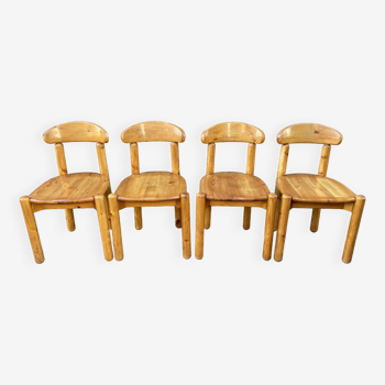 Wooden Chairs by Rainer Daumiller, 1970s, Set of 4