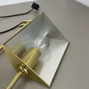 Large 69 cm Long Brass Wall Light "SWING ARM" by Florian Schulz, Germany, 1970s