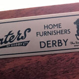 Compass foot chest of drawers in light oak from the 1960s