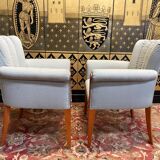 Paire de Fauteuils - Bergères style Art Déco