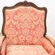 Fauteuil bergère de style Louis XV