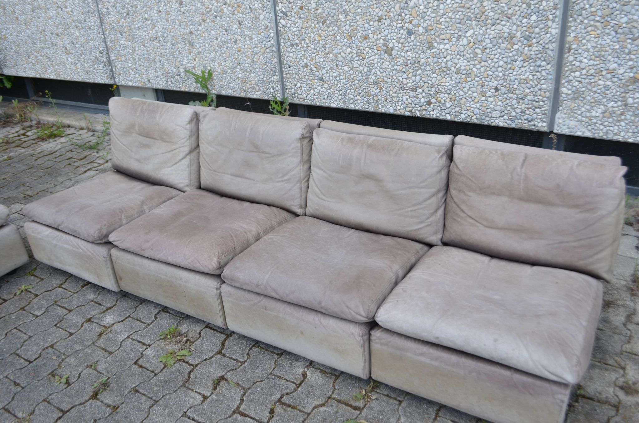 Canapé en cuir modulaire Walter Knoll