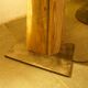 High-end industrial chic style lamp – cedar wood & metal