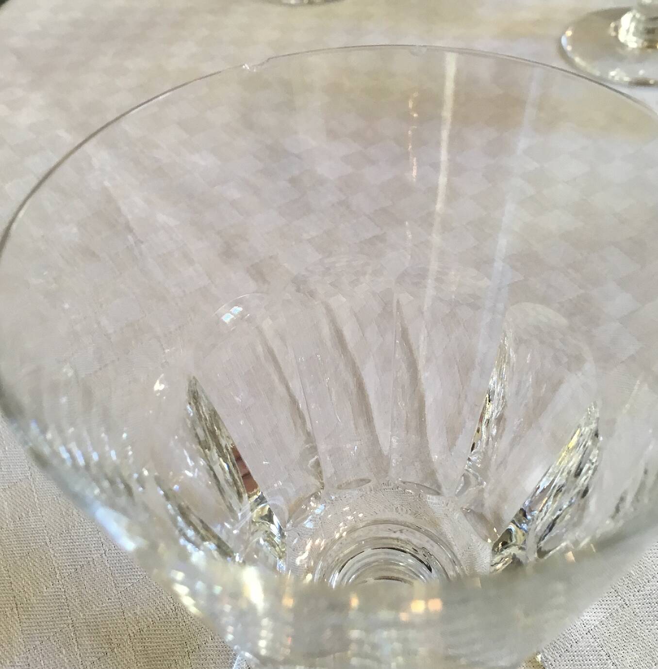 Saint Louis 24-piece cut crystal glassware service
