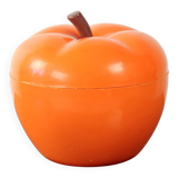1970s Orange Plastic Apple Box, Czechoslovakia