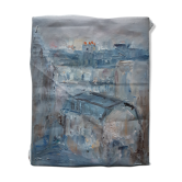 Peinture de Nagao Usui : "Les toits de Paris depuis la fenêtre"