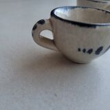 Set of 4 Small ceramic cups