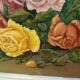 Still life painting bouquet of roses