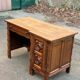 Spanish desk from the 19th century in solid wood 120x65cm