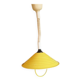 Suspension jaune et blanc hauteur modulable