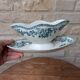 Old sauce boat on fixed frame Guadeloupe Saint Amand ceramic model