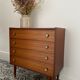 Vintage chest of drawers with 4 drawers, circa 1970