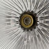 Old suspension glass holophane 25.5 cm vintage